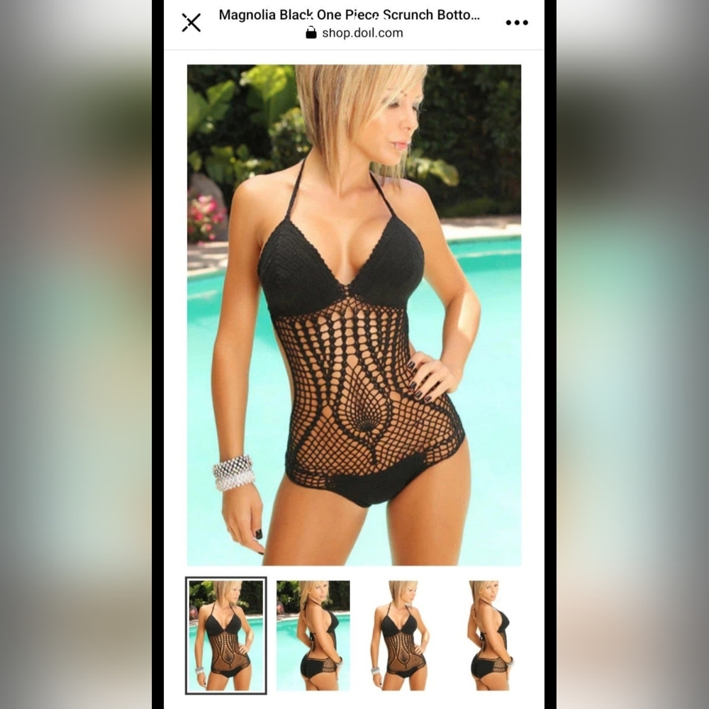 Doll Swimwear Crochet Swimsuit
